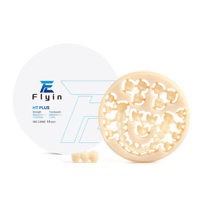 Vendita a caldo Bianco dentale Zirconia Ceramica Protesi dentale Zirconia Blocco Crown Bridge blocco standard di zirconia