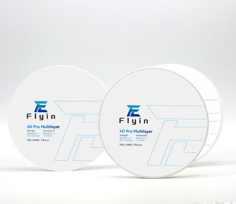 4D Pro Dental Lab CAD CAM Zirconia Blocco Bianco Con Alta Traslucidità