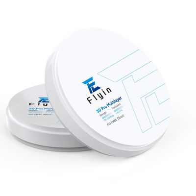 Flyin Nuovo Popolare Vendita Cad Cam Zirconia Blocchi 14mm 3D Pro Multilayer Zirconia Blocchi